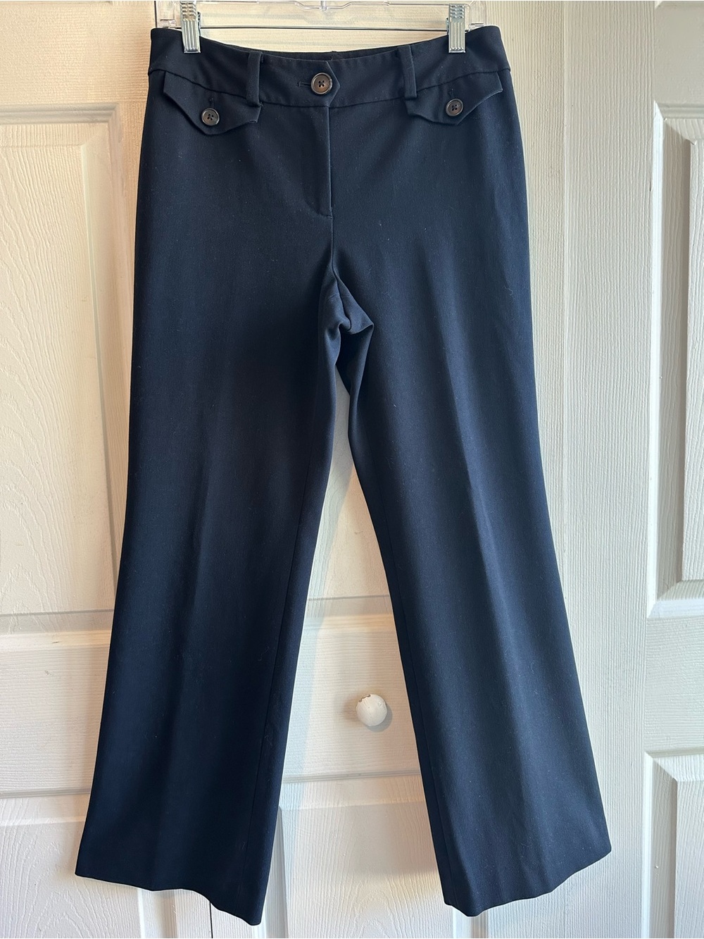 Ann Taylor Navy Petite Signature Dress Pants